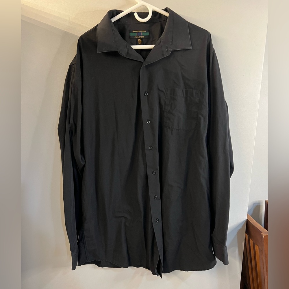 Alexander Julian Black Button-Down Shirt